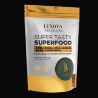 LUXOYA SUPER TASTY SUPERPOTRAVINY - SPIRULINA S PRÍCHUŤOU HRUŠKA-JABLKO, ZELENÉ RIASY A ZELENÁ PŠENIČNÁ TRÁVA PRÁŠKOVÝ DOPLNOK STRAVY 300 g