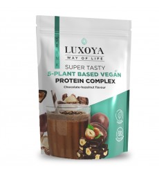 SUPER TASTY 5-PLANT BASED VEGAN PROTEIN COMPLEX-ČOKOLÁDOVO ORIEŠKOVÁ  30GR,450GR