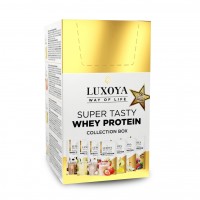 SUPER TASTY WHEY PROTEIN – PREMIUM WHITE FRUIT ITALIAN POWDER 30g Collection Box 7x30g/7x1Príchuť/