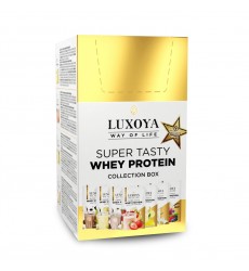 SUPER TASTY WHEY PROTEIN – PREMIUM WHITE FRUIT ITALIAN POWDER 30g Collection Box 7x30g/7x1Príchuť/