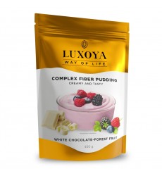 COMPLEX FIBER PUDDING S VLÁKNINOU A PROTEÍNMI 35g,450 g White Chocolate -Forest Fruit