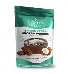 9-FIBRE VEGAN PROTEIN PUDDING 45g, 450g Rum Coconut