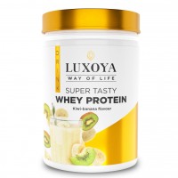 SUPER TASTY WHEY PROTEIN – PREMIUM WHITE FRUIT ITALIAN POWDER 30g,450g Kiwi-Banana