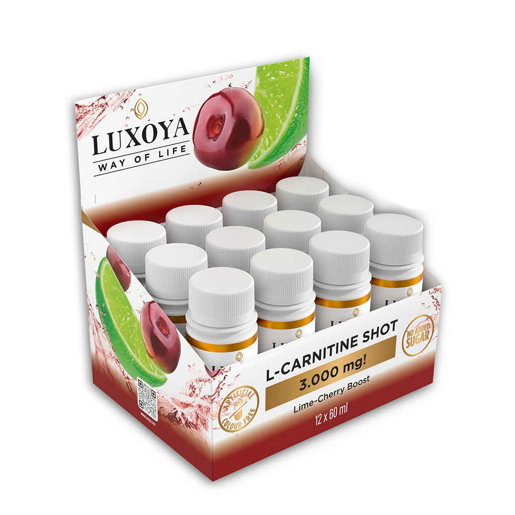 L-CARNITINE SHOT 3.000 mg TEKUTÝ L-KARNITIN - LIME CHERRY