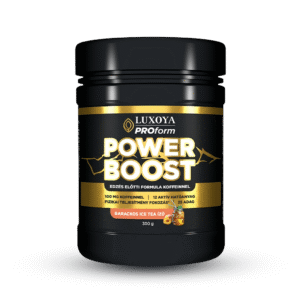LUXOYA POWER BOOST – PREDTRÉNINGOVÝ NÁPOJ V PRÁŠKU - BROSKYŇOVÝ ĽADOVÝ ČAJ- 300G