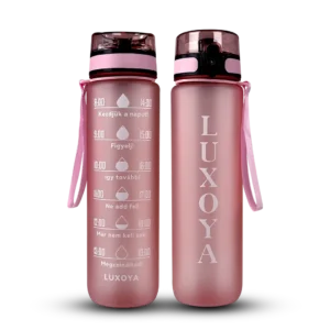 LUXOYA MOTIVAČNÁ FĽAŠA NA PITNÝ REŽIM-RUŽOVÁ