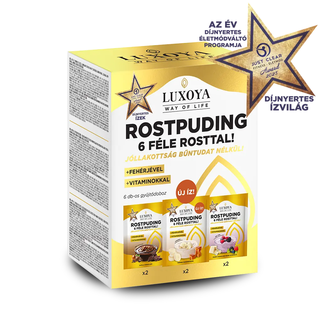 Luxoya Vlakninový PUDDING Collection Box 6x25g